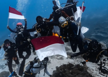 Wisata selam Pulau Maratua Berau.(Foto: Dok Kemenpar)