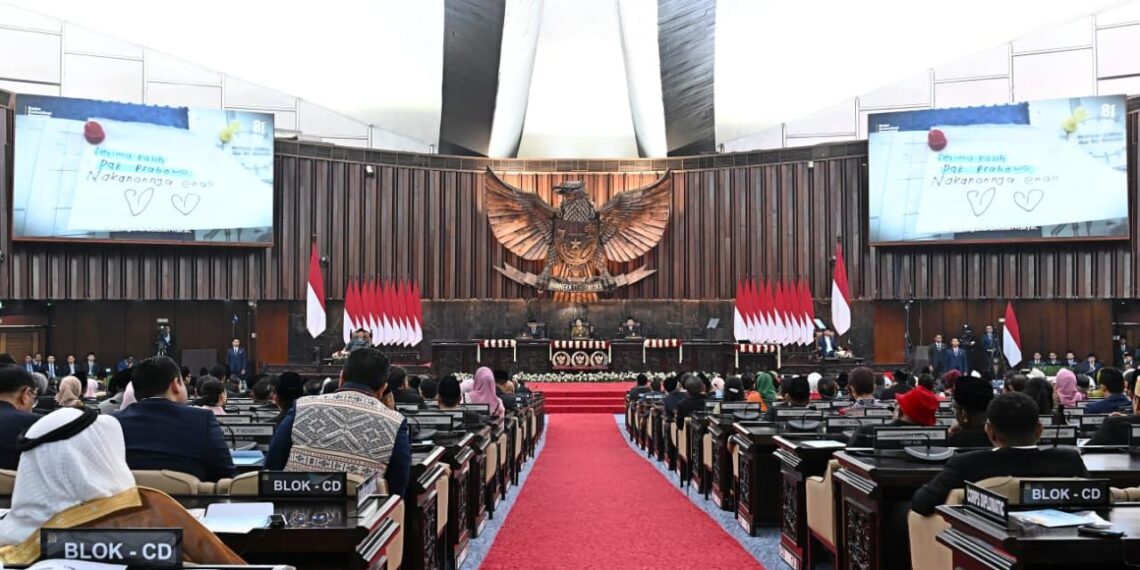 Presiden Prabowo Subianto Bank Emas Indonesia adalah satu cara optimalisasi tata Kelola kekayaan negara.(Foto: Setneg)