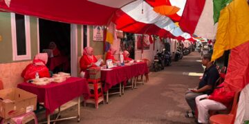 Terowongan merah putih di Cikutra Kota Bandung.(Foto: Humas Pemkot Bandung)