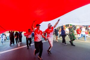 Wali Kota Bogor Dedie A. Rachim di  Festival Merah Putih Kota Bogor.(Foto: Humas Pemkot Bogor)