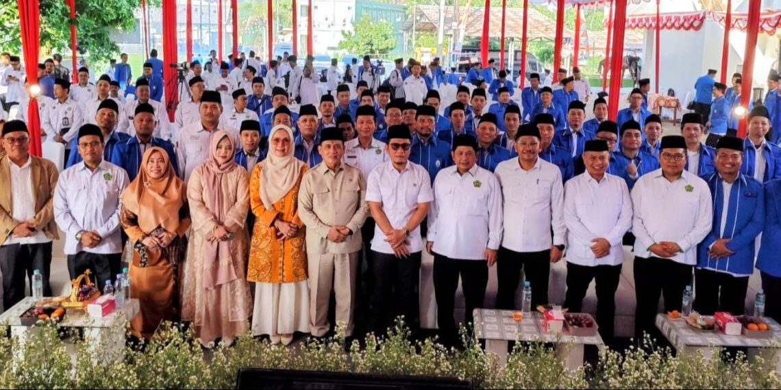Wakil Menteri Agama Romo Syafi'i dalam Kegiatan Penguatan Peran Penghulu dalam Persatuan, Kerukunan, Penyelesaian Konflik Sosial dan Rumah Tangga Pernikahan, di Pondok Pesantren Ora Aji, Yogyakarta. Senin (24/8/2026).(Foto: Dok. Kemenag)