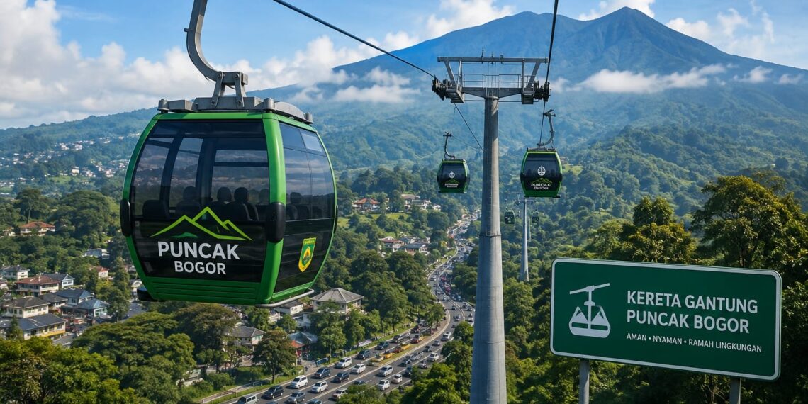 Ilustrasi kereta gantung.(Image: Humas Pemkab Bogor)