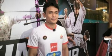 Peraih medali emas Olimpiade Veddriq Leonardo mengincar medali emas pada Asian Games 2026 di Aichi-Nagoya, Jepang, mendatang.(foto:istimewa)