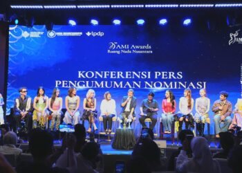 Konferensi pers pengumuman nominasi yang berlangsung di The Music Place, Hotel Fairmont, Jakarta.(Foto: Dok. Kemenbud)