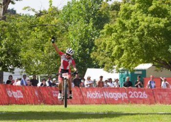 Indonesia kembali menambah perolehan medali pada Asian Games Aichi-Nagoya 2026 melalui cabang olahraga balap sepeda nomor Mountain Bike (MTB) Women Cross Country. (foto: IG @sayuuubella_)