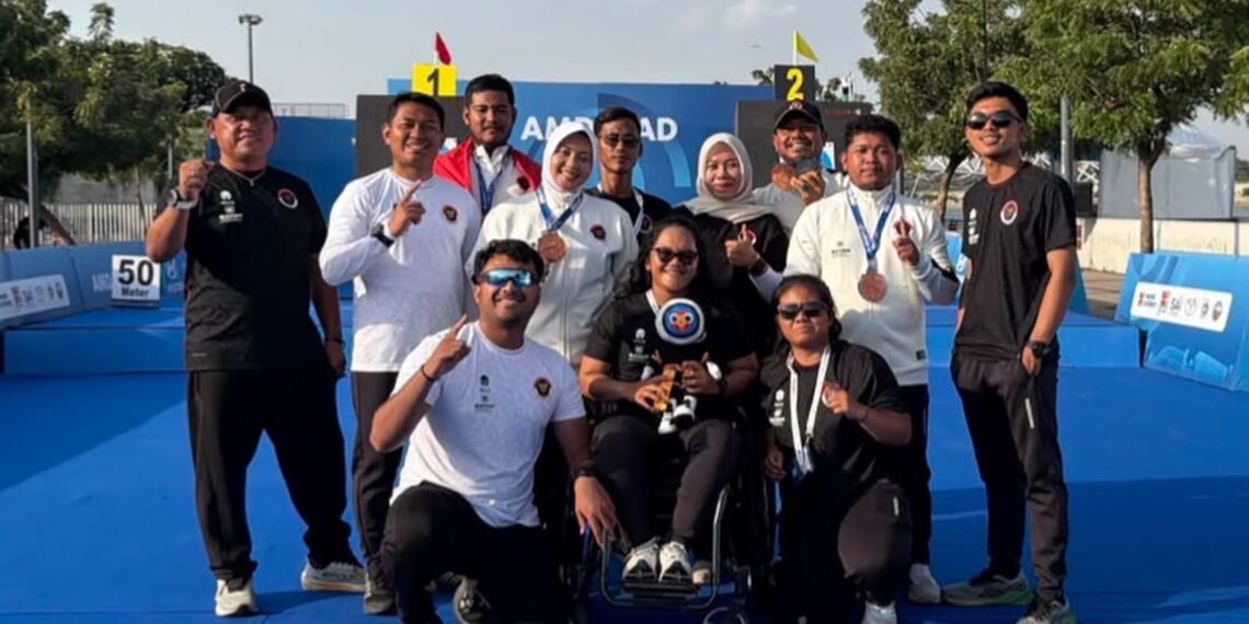 Kontingen Indonesia optimistis mampu menembus 10 besar klasemen medali Asian Para Games 2026. Keyakinan itu muncul setelah sejumlah atlet menunjukkan progres positif dalam rangkaian try out menuju ajang tersebut. (dok. NPC Indonesia)