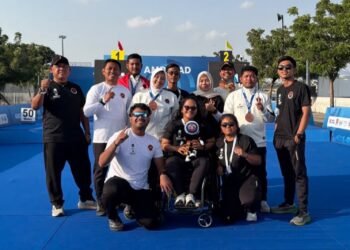 Kontingen Indonesia optimistis mampu menembus 10 besar klasemen medali Asian Para Games 2026. Keyakinan itu muncul setelah sejumlah atlet menunjukkan progres positif dalam rangkaian try out menuju ajang tersebut. (dok. NPC Indonesia)