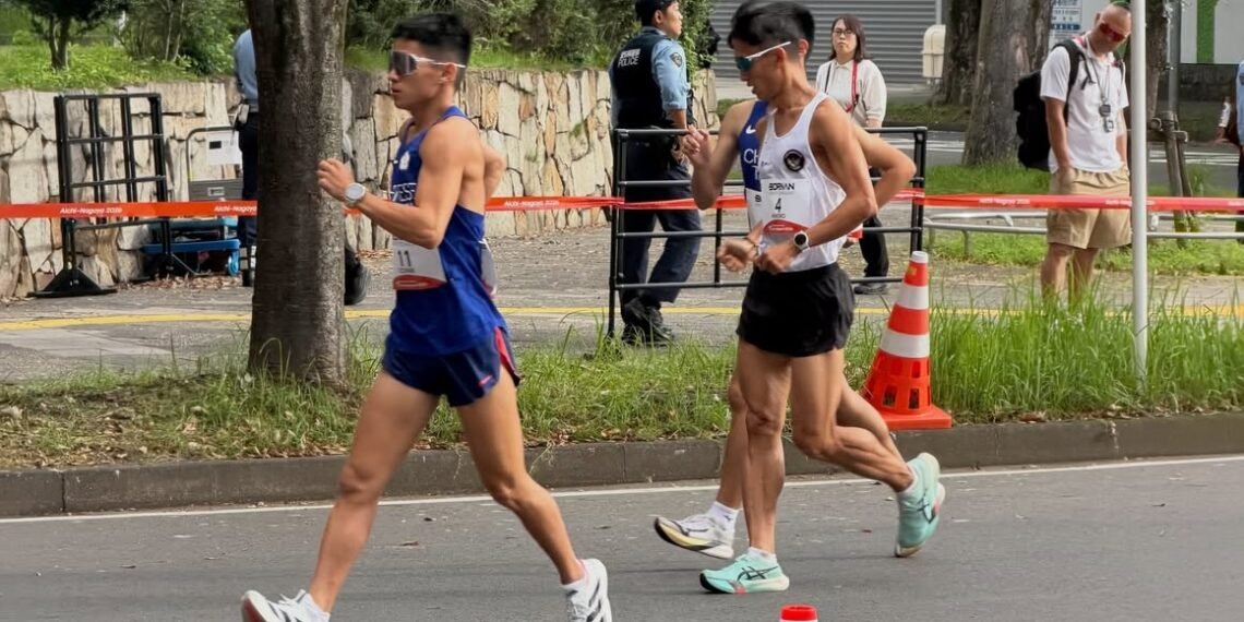 Cabor atletik Indonesia mencatatkan dua rekor nasional pada Asian Games Aichi-Nagoya 2026. Capaian tersebut ditorehkan Hendro Yap dan Violine Intan Puspita. (foto: Ig @suryoagung100m Via Kemenpora)