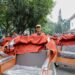 Becak listrik bantuan pemerintah pusat untuk Kota Bandung.(Foto: Humas Pemkot Bandung)