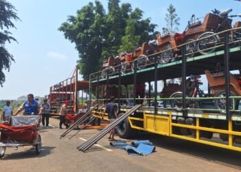 Becak listrik bantuan Presiden Prabowo di Sumedang.(Foto: Humas Pemkab Sumedang)