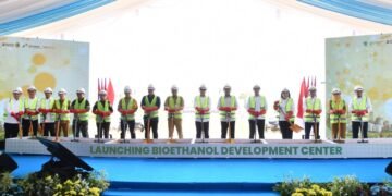 Pertamina melalui Subholding Pertamina New & Renewable Energy (Pertamina NRE) resmi meluncurkan Bioethanol Development Center di Tegineneng, Kabupaten Pesawaran, Lampung, pada Senin (14/9).(Foto: Website Pertamina)