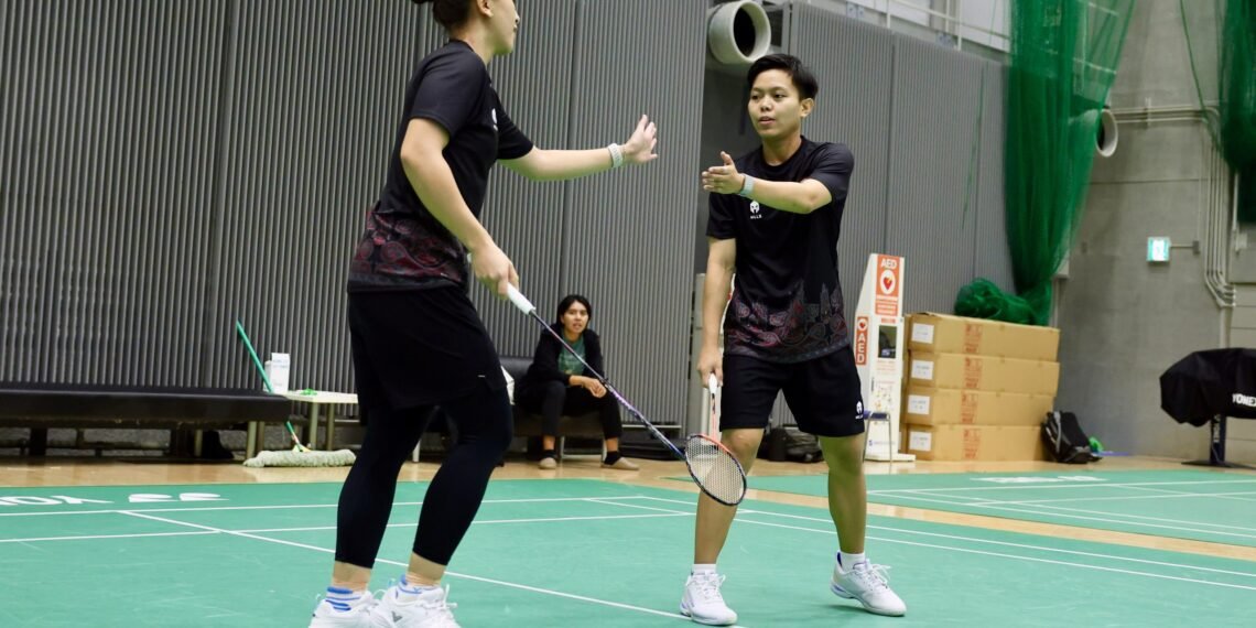 Siti Fadia Silva Ramadhanti (kanan). Amri Syahnawi dan Siti Fadia Silva Ramadhanti akan memimpin tim bulutangkis beregu putra dan beregu putri Asian Games Aichi-Nagoya 2026.(Foto: Humas PBSI)