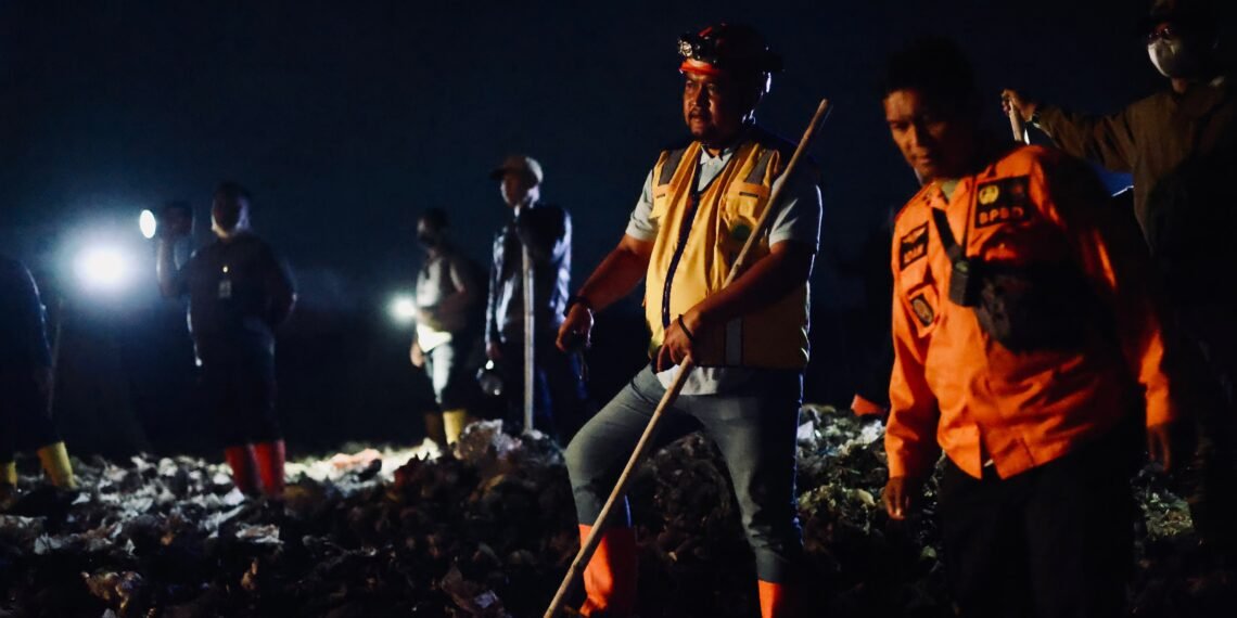 Bupati Bogor Rudy Susmanto di TPA Galuga.(Foto: Humas Pemkab Bogor)