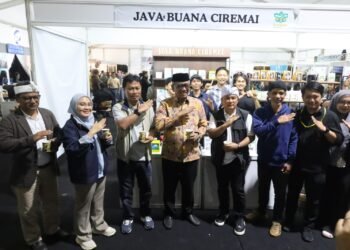 Bupati Kuningan Dian Rachmat Yanuar beserta jajaran di Ciremai Coffee Culture Festival 2026.(Foto: Diskominfo Kab. Kuningan)