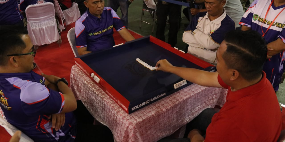 Kejuaraan domino Piala Panglima TNI.(Foto: Kejuaraan domino Piala Panglima TNI.(Foto: Dok. Ridwan Nur Faozan / Nijma Tazkiyatun Nafsi / Diskominfo Kabupaten Garut)