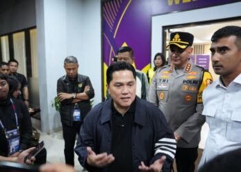 Ketua Umum PSS, Erick Thohir menilai peta persaingan sepak bola di Asia Tenggara semakin kompetitif pada ajang FIFA ASEAN CUP 2026. (foto:Herry/kemenpora.go.id)