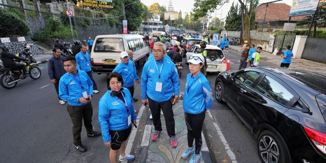 Wali Kota Bandung, Muhammad Farhan mengatakan, Pocari Run menjadi salah satu dari enam event lari besar berskala nasional. Oleh karena itu, Pemkot Bandung memberikan perhatian khusus terhadap penyelenggaraannya.(Foto: Humas Pemkot Bandung)