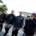 Wakil Gubernur Jawa Barat, Erwan Setiawan (kedua kiri) dan Wali Kota Muhammad Farhan (ketiga kiri) di sela-sela Upacara Peringatan Hari Jadi ke-216 Kota Bandung di Plaza Balai Kota Bandung, Jumat 25 September 2026.(Foto: Humas Pemkot Bandung)