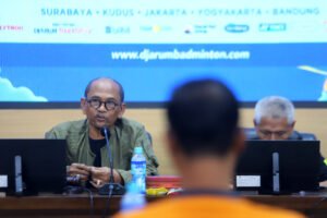 ‘Manager Meeting’ Sirnas A Bandung di Gedung Komite Olahraga Nasional (KONI) Jawa Barat Jalan Pajajaran Kota Bandung, Minggu (27/9/ 2026). 