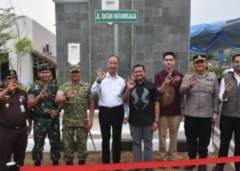 Peresmian Jalan Ratjih Natawidjaja.(Foto: Diskominfo Kab Sumedang)
