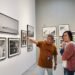 Wakil Menteri Ekonomi Kreatif Irene Umar mengamati karya fotografi dalam pameran Jakarta International Photo Festival (JIPFest) 2026 di Gedung Trisno Soemardjo, Taman Ismail Marzuki (TIM), Jakarta, Jumat (18/09/2026).(Foto: Dok. Biro Komunikasi Kementerian Ekraf/ Badan Ekonomi Kreatif)