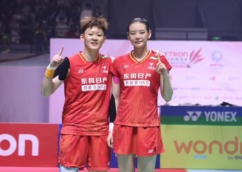Liao Li Xi/Shen Shi Yao (China) juara ganda putri POLYTRON Pontianak Indonesia Masters 2026.(Foto: Dok. PBSI)