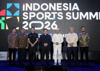 Gubernur Jawa Barat Dedi Mulyadi mendorong pengelolaan fasilitas olahraga di daerah tidak lagi hanya mengandalkan anggaran pemerintah. (foto: Raiky/Kemenpora)
