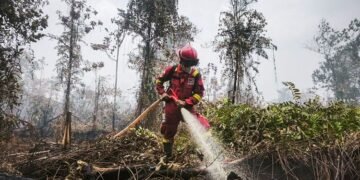 Penanganan karhutla.(Foto: Humas Kemenhut)