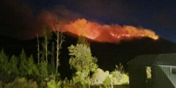 Kepulan asap membubung dari kawasan hutan di lereng Gunung Ijen, Kabupaten Banyuwangi, Jawa Timur. Karhutla di Jatim dikabarkan meluas. (Foto: Istimewa via BNPB)