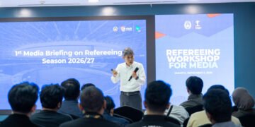 PSSI berkolaborasi bersama I.League dan PSSI Pers menggelar Refereeing Workshop for Media sebagai bagian dari persiapan menyambut BRI Super League 2026/27 dan Championship 2026/27 di Jakarta, Kamis (3/9/2026).(Foto: Dok. PSSI)