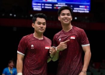 Wamenpora RI Taufik Hidayat, mengaku bersyukur setelah kontingen bulu tangkis Indonesia berhasil meloloskan dua wakilnya ke babak final Asian Games 2026 Aichi-Nagoya. (foto:Gilang/kemenpora.go.id)