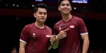 Wamenpora RI Taufik Hidayat, mengaku bersyukur setelah kontingen bulu tangkis Indonesia berhasil meloloskan dua wakilnya ke babak final Asian Games 2026 Aichi-Nagoya. (foto:Gilang/kemenpora.go.id)