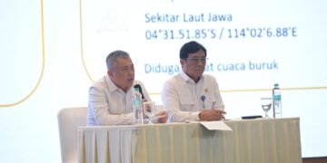 - Menteri Perhubungan Dudy Purwagandhi menginstruksikan seluruh jajaran Direktorat Jenderal Perhubungan Laut untuk memperkuat pengawasan serta memastikan semua sistem keselamatan pelayaran benar-benar berjalan di lapangan.(Foto: Humas Kemenhub)