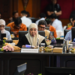 Menkomdigi Meutya Hafid saat mengikuti Rapat Tingkat Menteri (RTM) Percepatan Gerakan Nasional Peduli Tetangga untuk Perlindungan Sosial di Kementerian Sosial, Jakarta Pusat, Rabu (30/09/2026). Foto: Anhar/Komdigi