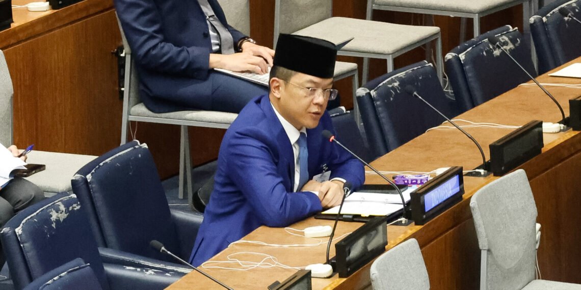 Menteri Luar Negeri RI Sugiono di acara Joint Arab-Islamic Ministerial Meeting on Jerusalem yang digelar di sela-sela High-level Week Sidang Majelis Umum ke-81 PBB di New York, AS (25/09).(Foto: Kemlu)