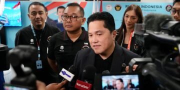 Menpora Erick Thohir menanggapi perkembangan terbaru terkait atlet angkat besi Indonesia, Rizki Juniansyah, yang dipastikan tidak dapat tampil pada Asian Games 2026. (foto:Gilang/kemenpora go.id)