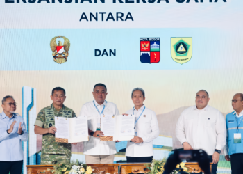 Seremoni pembangunan Pengolahan Sampah Menjadi Energi Listrik (PSEL) Bogor Raya 1.(Foto: Humas Pemkab Bogor)