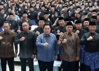 Menpora RI Erick Thohir menghadiri Pelantikan dan Pengukuhan PB IPSI periode 2026-2030 di Gedung Serba Guna Padepokan Pencak Silat TMII, Jakarta Timur, Sabtu (5/9) pagi.(foto:Herry/kemenpora.go.id)