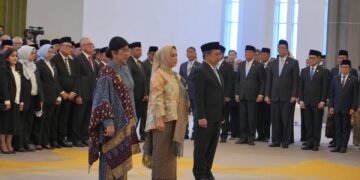 Pelantikan Anggota Dewan Gubernur Bank Indonesia.(Foto: Humas Bank Indonesia)
