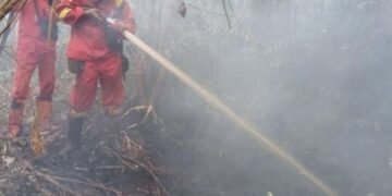 Kementerian Kehutanan bersama tim gabungan memperkuat operasi pengendalian kebakaran hutan dan lahan (karhutla) menyusul peningkatan hotspot dengan tingkat kepercayaan tinggi atau high confidence, terutama di wilayah Kalimantan.(Foto: Humas Kemenhut)