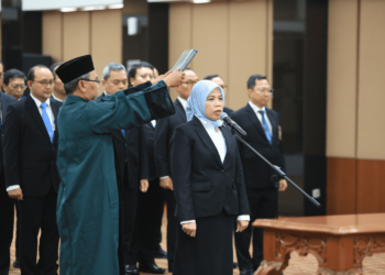 Mal Isnaini S. Meyyanti dilantik sebagai Kepala Departemen Kebijakan Makroprudensial, pada tanggal 15 September 2026 di Jakarta.(Foto: Dok. Humas Bank Indonesia)