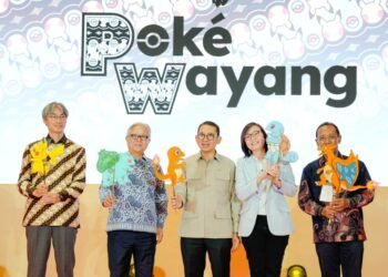 Kementerian Kebudayaan mendukung kolaborasi antara budaya Indonesia dan Pokemon, sebagai bentuk akulturasi yang mempertemukan warisan budaya Indonesia dengan budaya populer global. Kolaborasi tersebut menjadi bagian dari pengembangan The Pokemon Company di Indonesia, yang disampaikan pada acara “Pokemon Press Conference: Future Plans for Indonesia 2026-2027,” di The St. Regis, Jakarta.(Foto: Dok. Humas Kemenbud)
