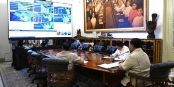 Presiden Prabowo saat memimpin rapat terbatas secara hybrid terkait penanganan sejumlah bencana di Tanah Air dari Istana Merdeka, Jakarta, pada Rabu (16/09/2026).(Foto: BPMI Setpres)