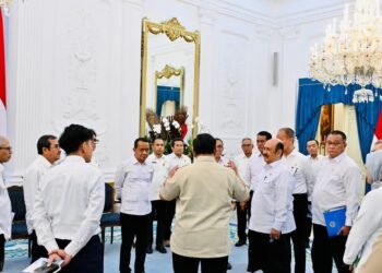 Presiden pada rapat bersama DEN atau Dewan Energi Nasional.(Foto: BPMI Setpres)