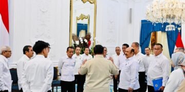 Presiden pada rapat bersama DEN atau Dewan Energi Nasional.(Foto: BPMI Setpres)