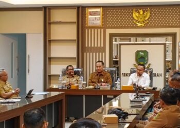 Rapat realisasi program 3 juta rumah lingkup Kabupaten Kuningan.(Foto: Humas Pemkab Kuningan)
