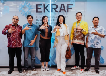 Wakil Menteri Ekonomi Kreatif/Wakil Kepala Badan Ekonomi Kreatif (Ekraf), Irene Umar, menerima audiensi rumah produksi Keana Pictures di Kantor Kementerian Ekraf, Jakarta, Rabu (9/9/2026).(Foto: Dok. Biro Komunikasi Kementerian Ekonomi Kreatif/ Badan Ekonomi Kreatif)