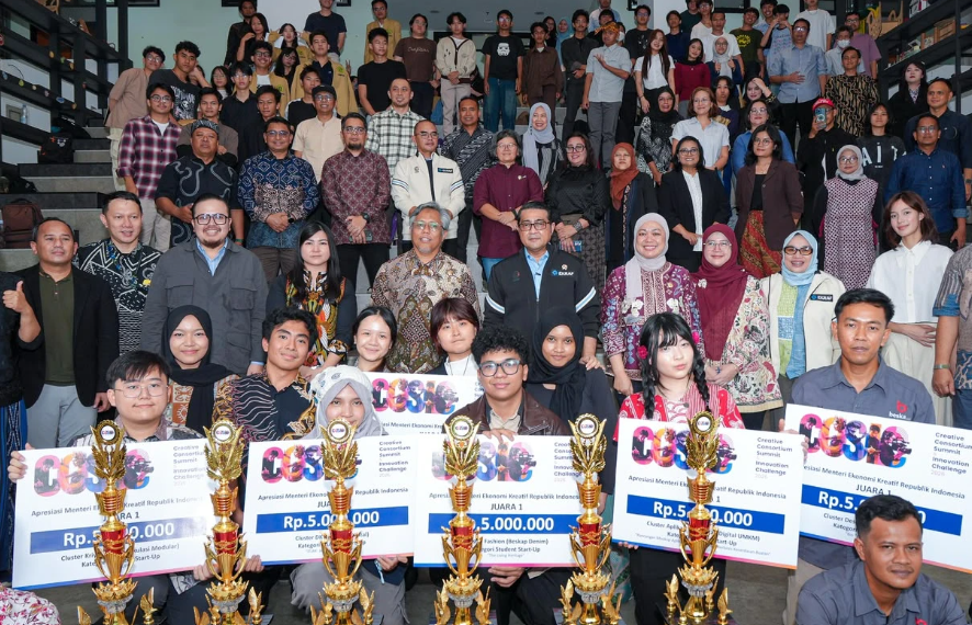 Creative Consortium Summit & Innovation Challenge (CCSIC) 2026 di Institut Teknologi Bandung - Bandung, Jawa Barat, Kamis (24/09/2026).(Foto: Dok. Biro Komunikasi Kementerian Ekraf/ Badan Ekonomi Kreatif)