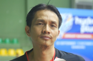 Rahmat Syarifudin, orang tua atlet asal Bekasi.
