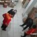 Tangkapan layar rekaman CCTV aksi para pelaku perampokan di minimarket di Jalan Otto Iskandardinata, Kabupaten Subang.(Foto:Istimewa).